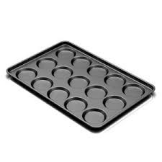 40X60 HAMBURGER SANDVİÇ TAVASI_TEFLONLU resmi